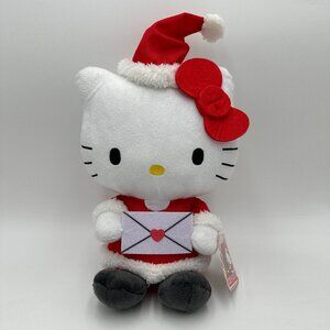 Hello Kitty 10" Christmas Letter To Santa Plush